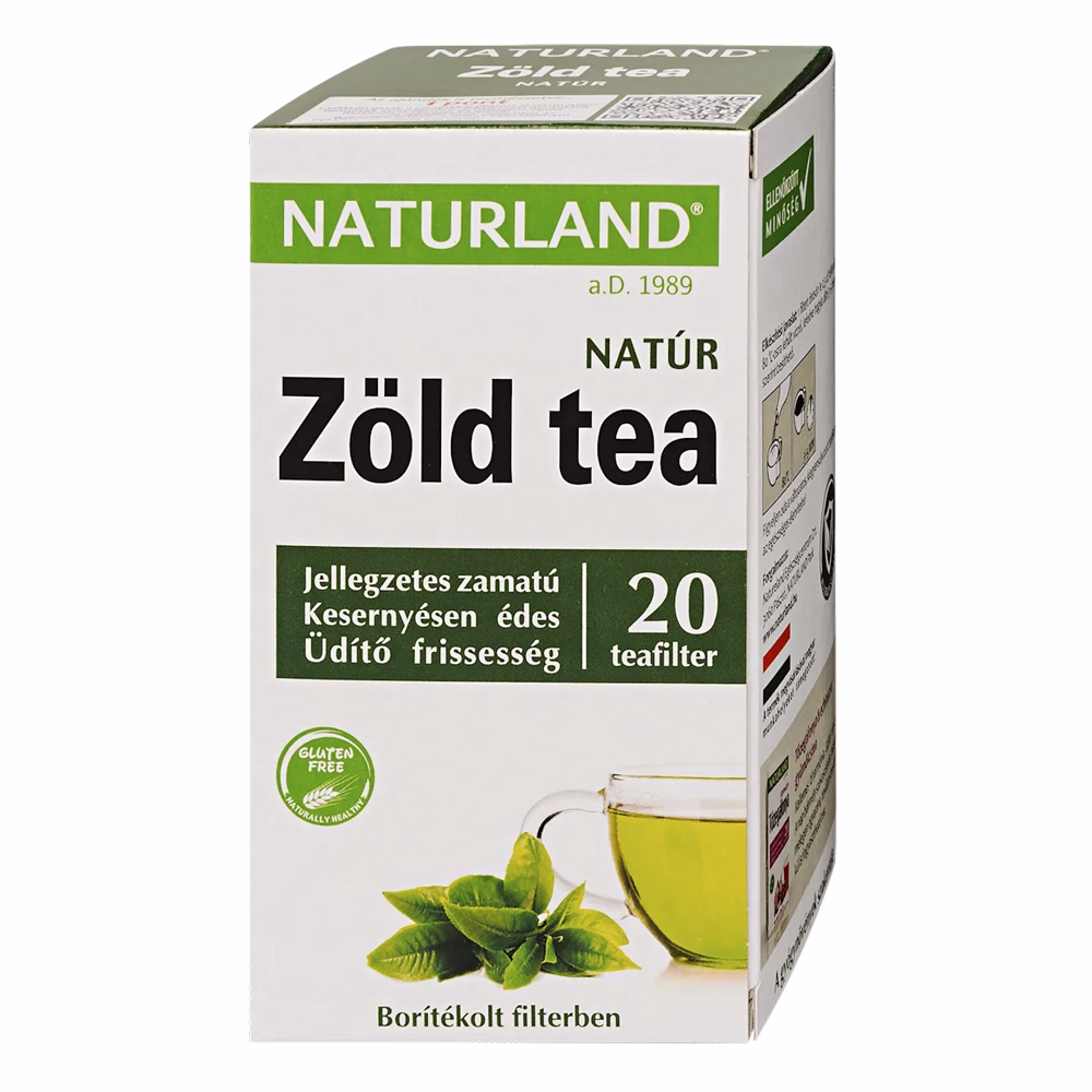Zöld tea NATURLAND 20 filter/doboz