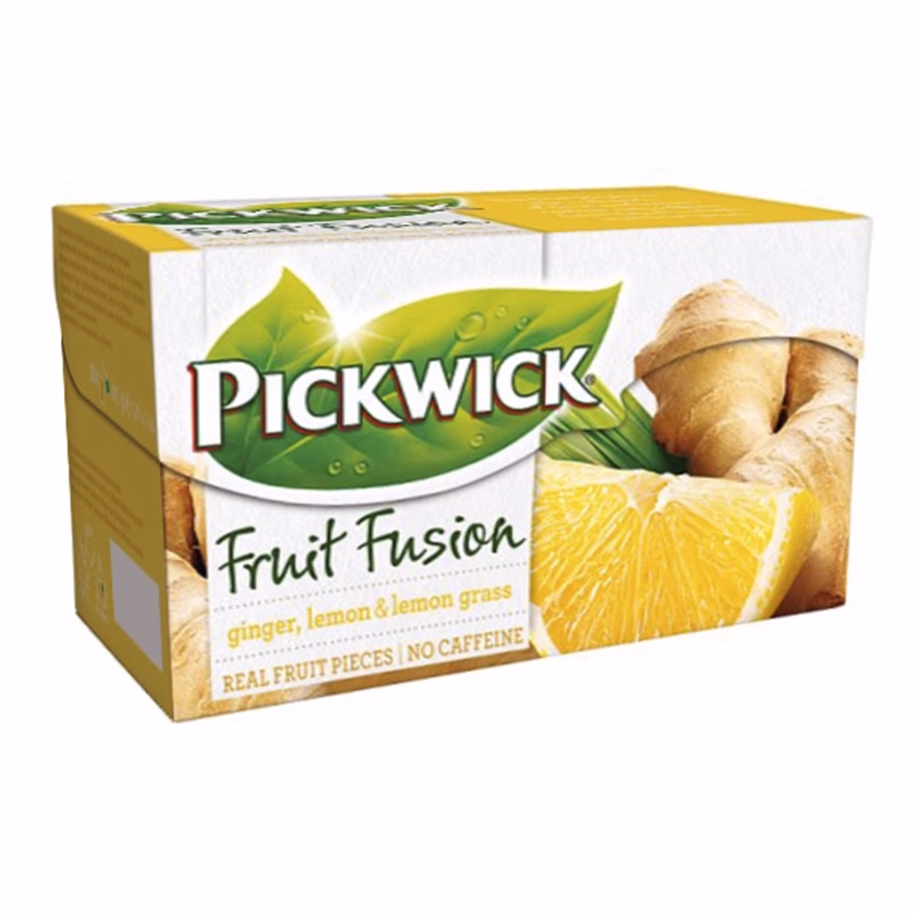Zöld tea PICKWICK gyömbér-citromfű 20 filter/doboz