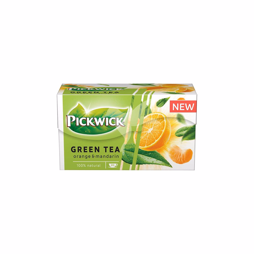 Zöld tea PICKWICK narancs-mandarin 20 filter/doboz