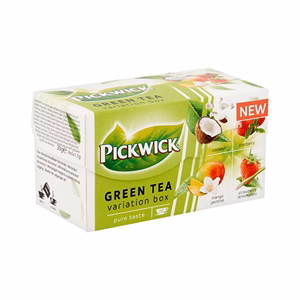 Zöld tea PICKWICK variációk kókusz-áfonya-mangó-eper 20 filter/doboz