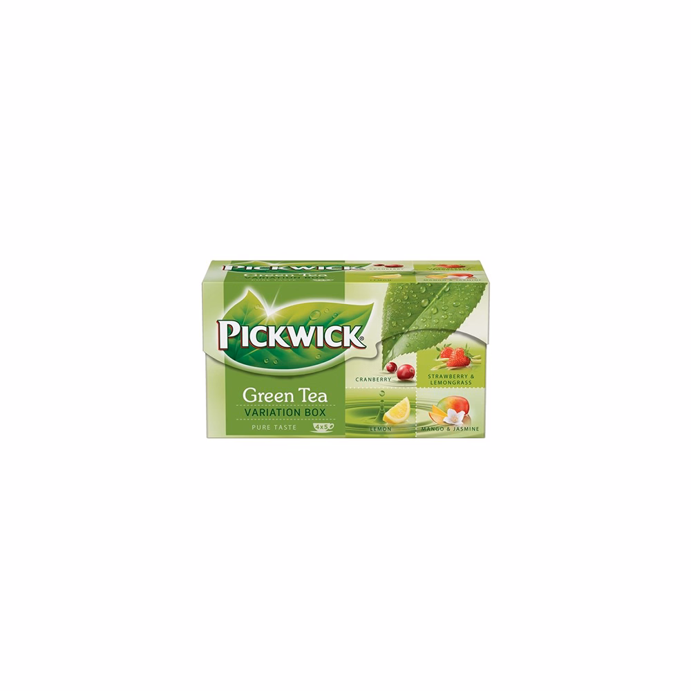 Zöld tea PICKWICK variációk kókusz-áfonya-mangó-eper 20 filter/doboz
