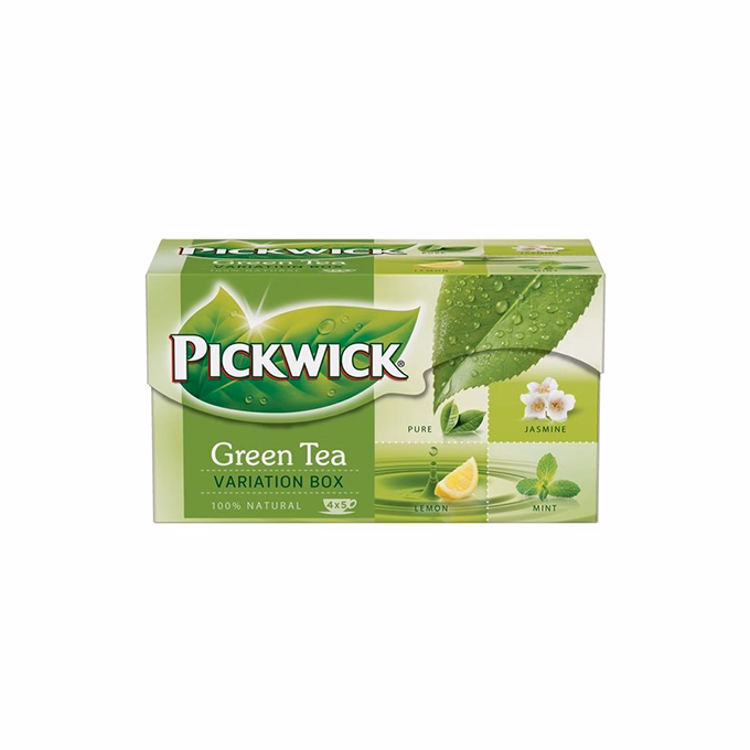 Zöld tea PICKWICK variációk menta-jázmin-citrom-natúr 20 filter/doboz