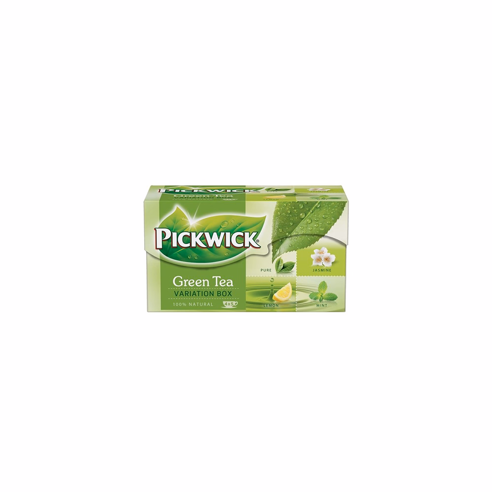 Zöld tea PICKWICK variációk menta-jázmin-citrom-natúr 20 filter/doboz