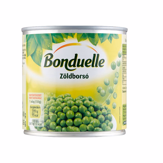 Zöldborsó BONDUELLE zsenge 400 g