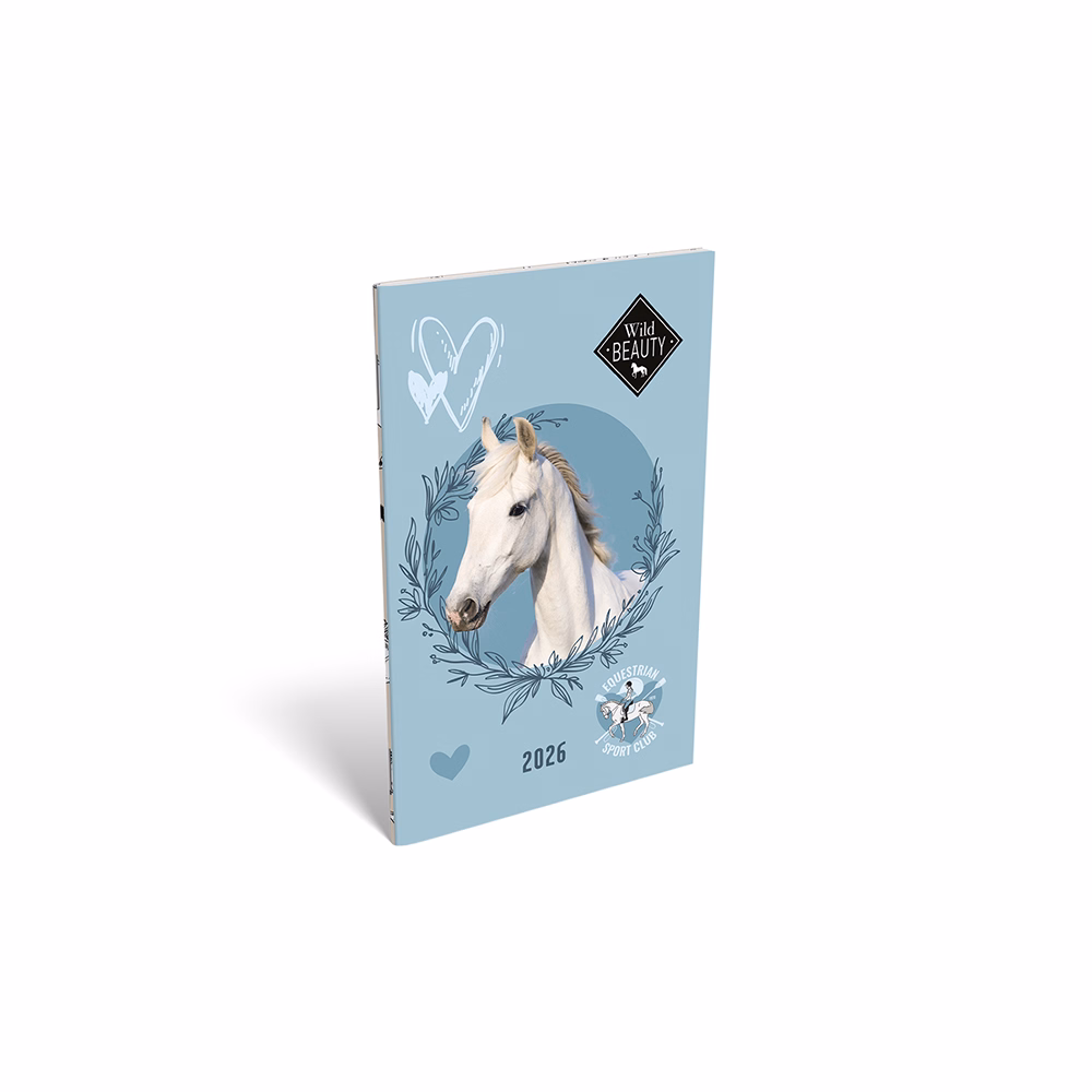 Zsebnaptár LIZZY CARD A/6 heti papírborítós Wild beauty sport club 2026.