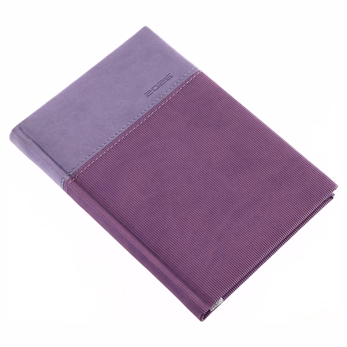 Zsebnaptár REALSYSTEM Lux B/6 álló fehér lapos lila 2026. Zsebnaptár REALSYSTEM Lux B/6 álló fehér lapos lila 2026.