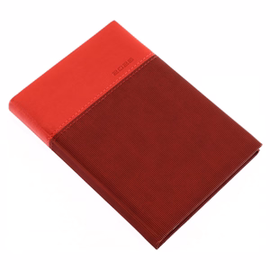 Zsebnaptár REALSYSTEM Lux B/6 álló fehér lapos piros 2026.