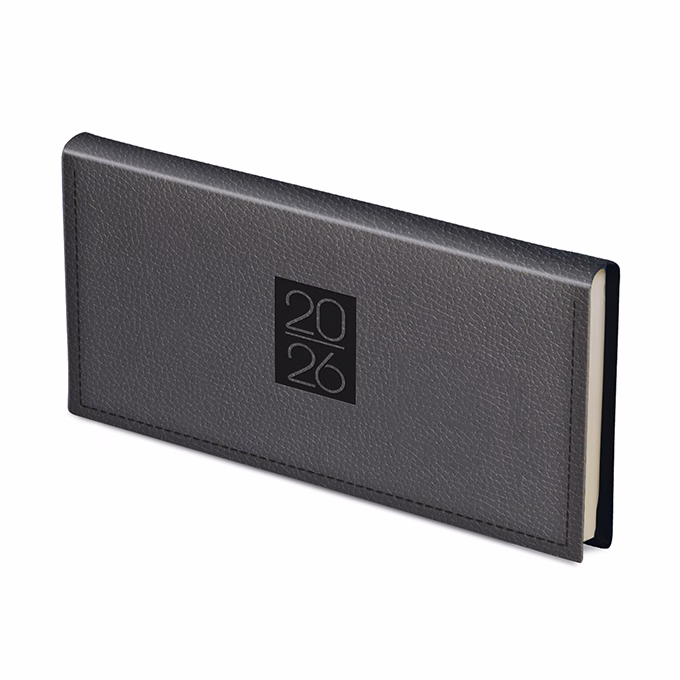 Zsebnaptár TOPTIMER Classic C030 fekvő sárga lapos fekete 2026.