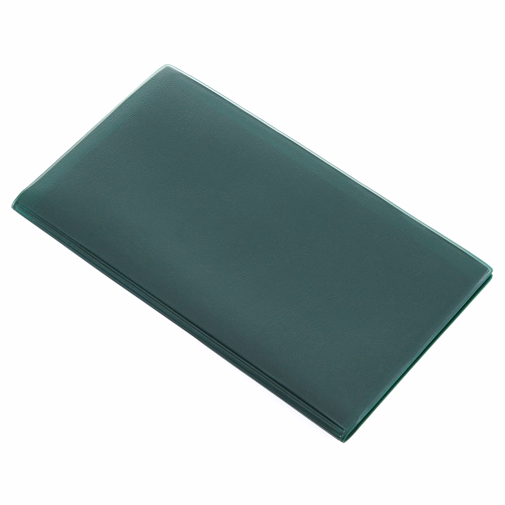 Zsebnaptár leporellós REALSYSTEM álló fehér lapos zöld 2026.