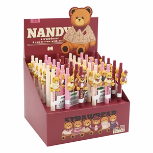 Zseléstoll JUNIOR nyomógombos radírozható 0,5mm Nandy Bear