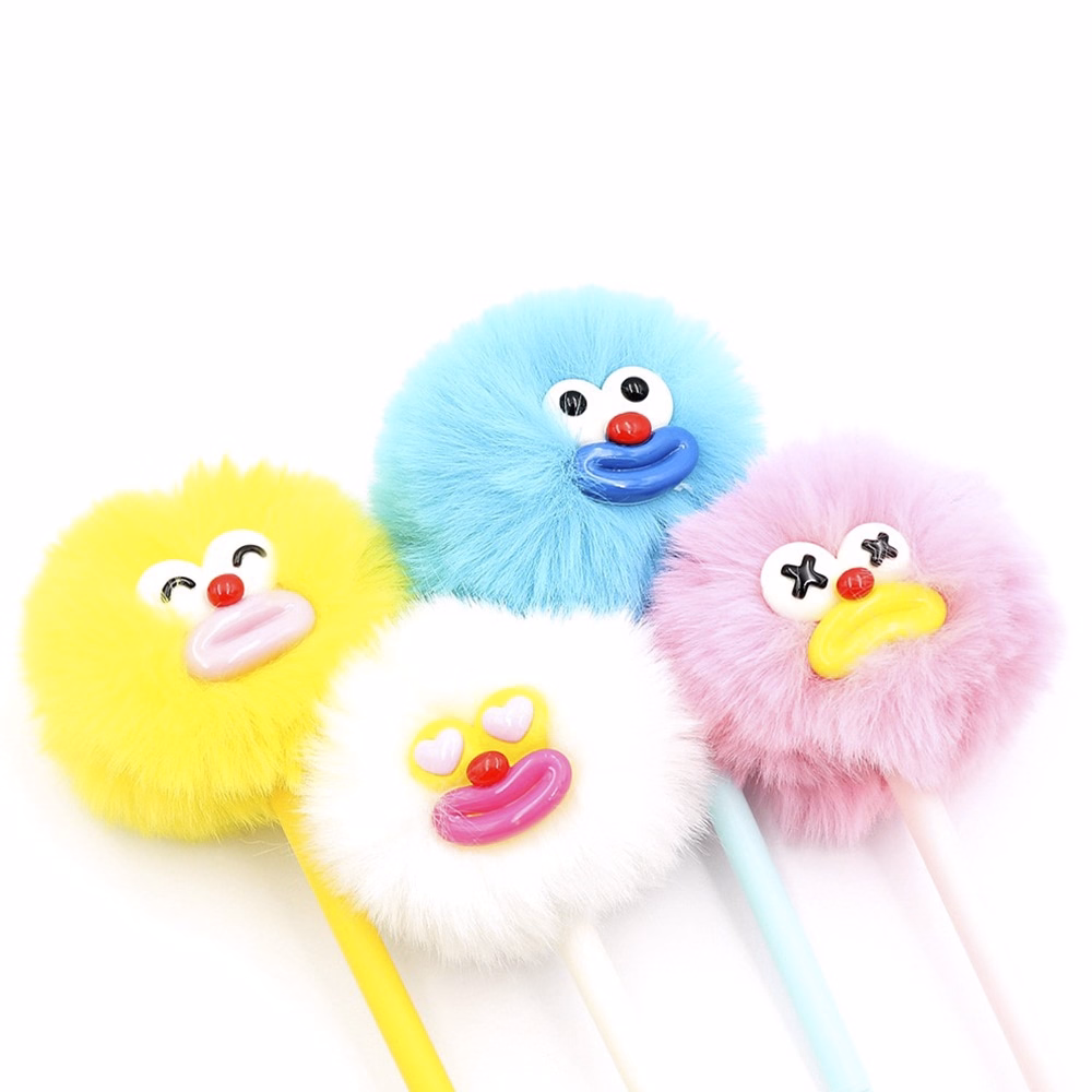Zseléstoll JUNIOR 0,5mm pom-pom formával Pasztell száj