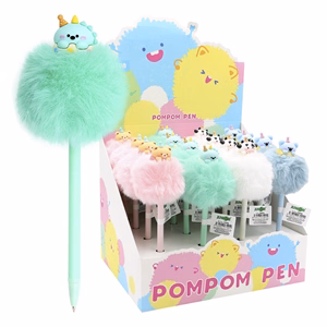 Zseléstoll JUNIOR radírozható 0,7mm pom-pom formával Pasztell színek