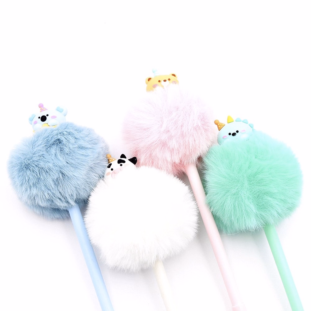 Zseléstoll JUNIOR radírozható 0,7mm pom-pom formával Pasztell színek