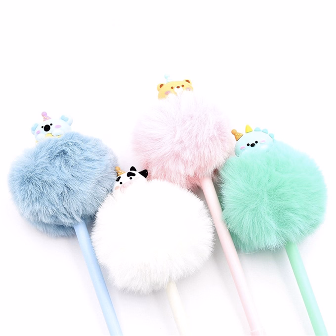 Zseléstoll JUNIOR radírozható 0,7mm pom-pom formával Pasztell színek