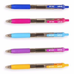 Zseléstoll NEBULO 0,5 mm vegyes színekben kék írásszín