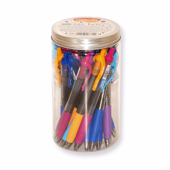 Zseléstoll NEBULO 0,5 mm vegyes színekben kék írásszín