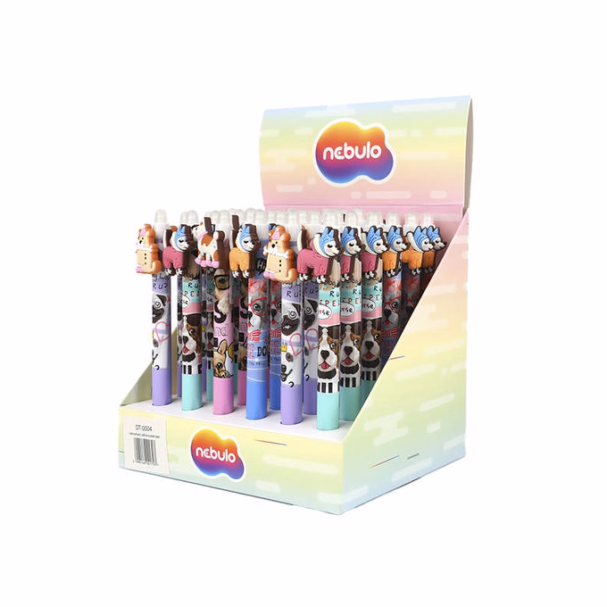 Zseléstoll NEBULO nyomógombos radírozható 0,7 mm Arisztocica