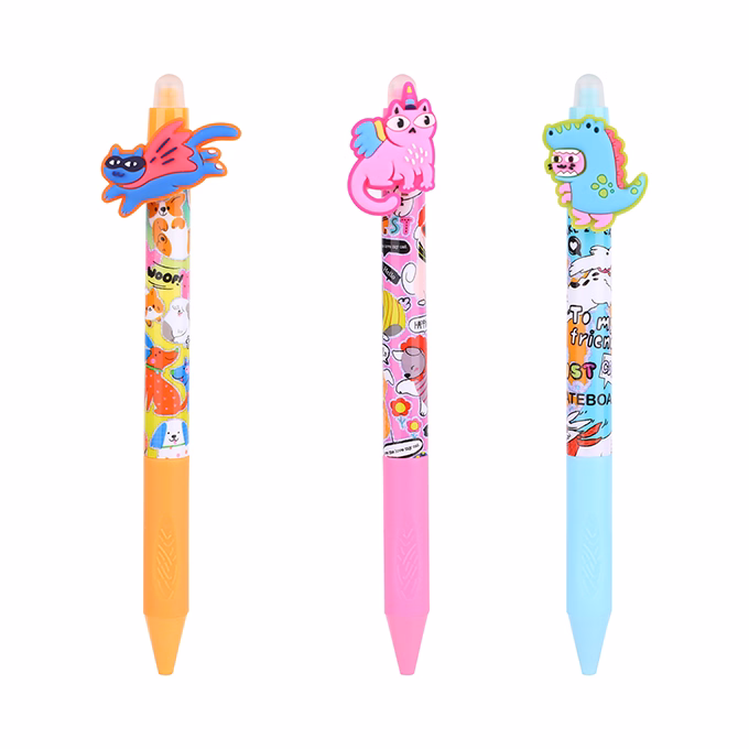 Zseléstoll NEBULO nyomógombos radírozható 0,7 mm Jelmezes macskák