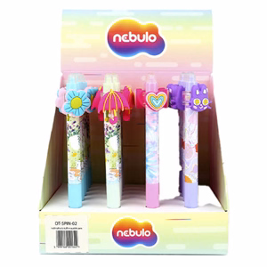 Zseléstoll NEBULO nyomógombos radírozható 0,7 mm Tavaszi csecsebecse