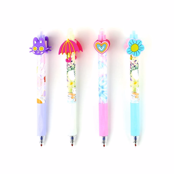 Zseléstoll NEBULO nyomógombos radírozható 0,7 mm Tavaszi csecsebecse