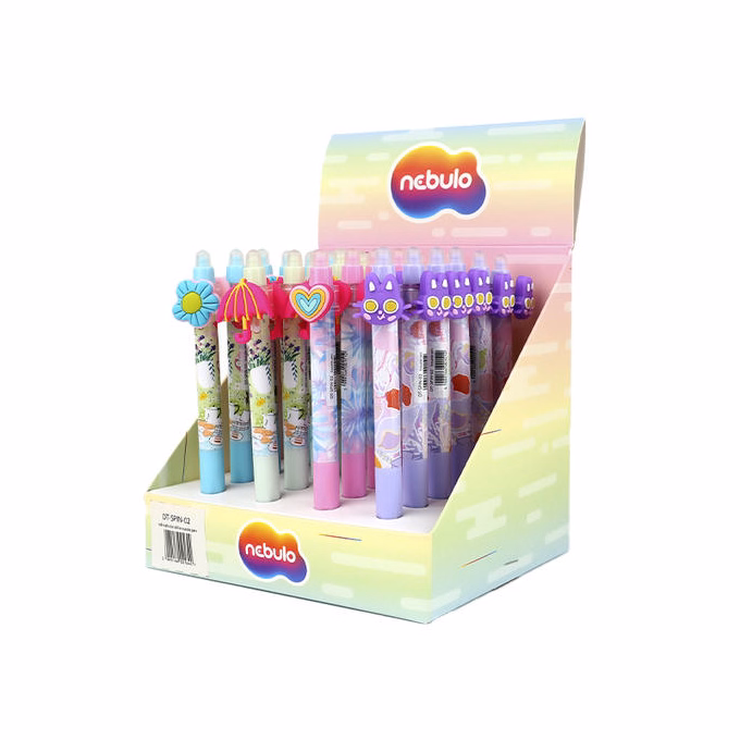 Zseléstoll NEBULO nyomógombos radírozható 0,7 mm Tavaszi csecsebecse