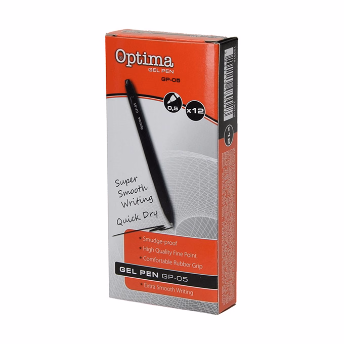 Zseléstoll OPTIMA GP-05 0,5mm fekete