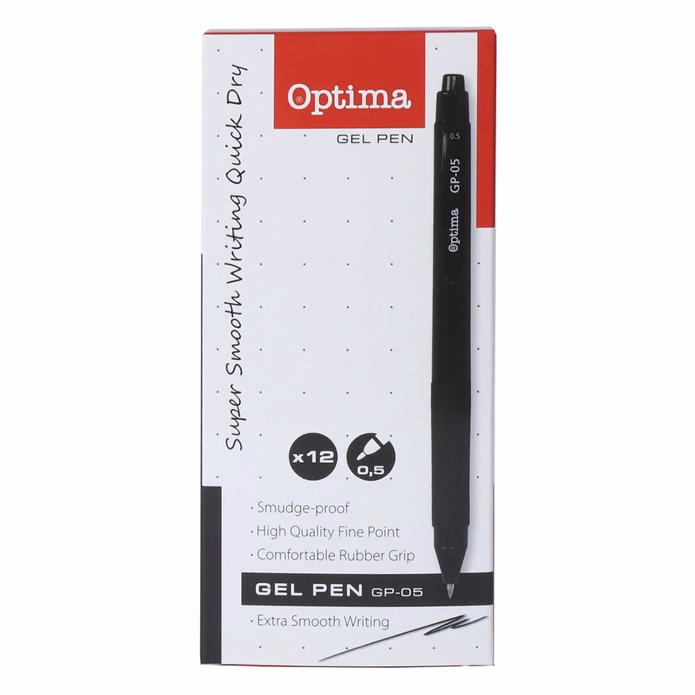 Zseléstoll OPTIMA GP-05 0,5mm fekete