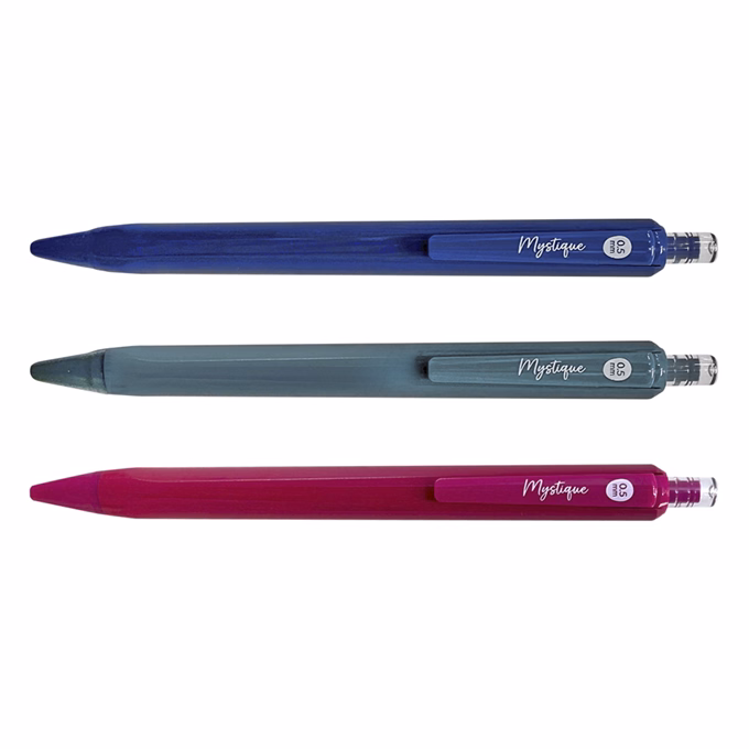 Zseléstoll SPOKO Mystique nyomógombos 0,5 mm kék írásszín vegyes színben