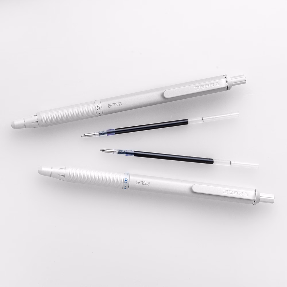 Zseléstoll  ZEBRA G-750 fémtestű 0,7 mm kék írásszín