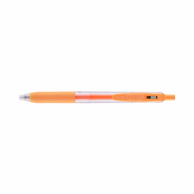 Zseléstoll ZEBRA Sarasa Clip Milk nyomógombos 0,5 mm pasztell narancs