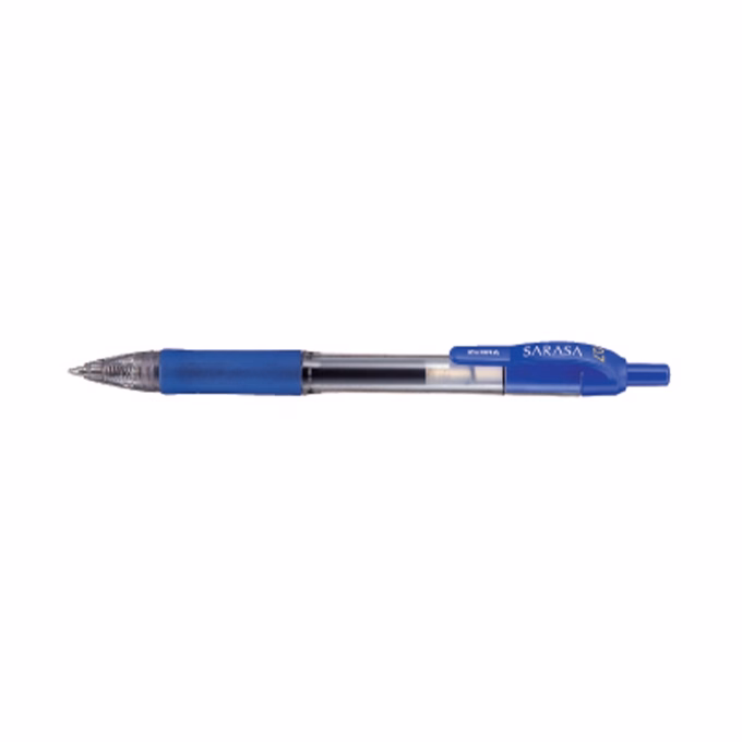 Zseléstoll ZEBRA Sarasa Retractable nyomógombos 0,7 mm kék