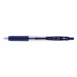 Zseléstoll ZEBRA Sarasa nyomógombos 0,5 mm kékesfekete Zseléstoll ZEBRA Sarasa nyomógombos 0,5 mm kékesfekete