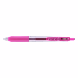 Zseléstoll ZEBRA Sarasa nyomógombos 0,5 mm magenta