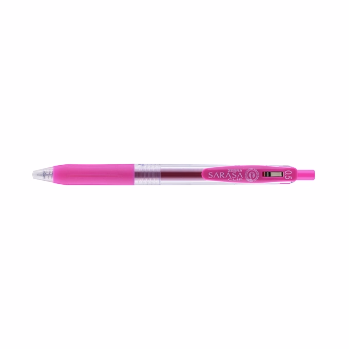 Zseléstoll ZEBRA Sarasa nyomógombos 0,5 mm magenta