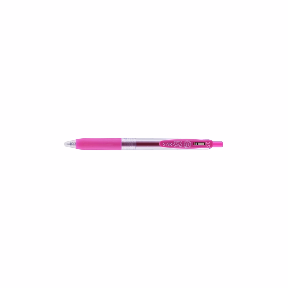 Zseléstoll ZEBRA Sarasa nyomógombos 0,5 mm magenta