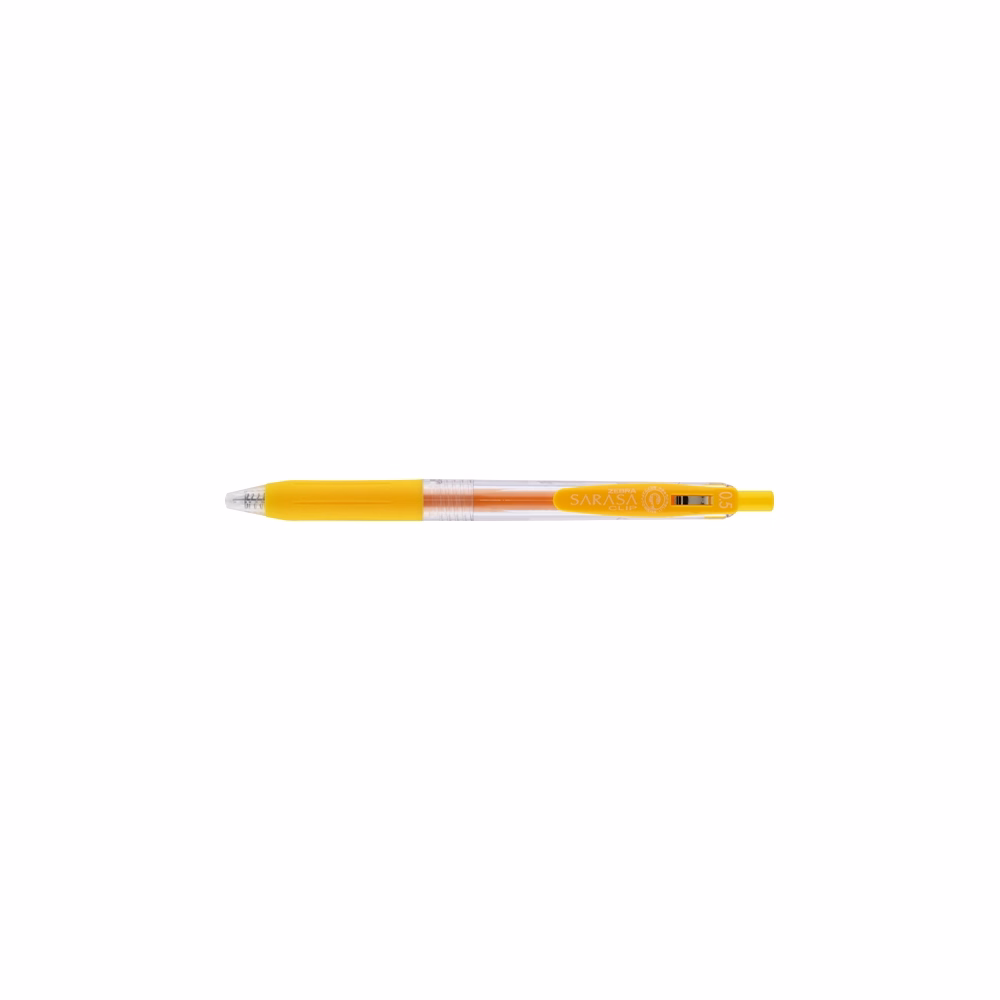 Zseléstoll ZEBRA Sarasa nyomógombos 0,5 mm sárga