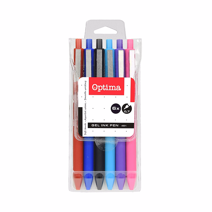 Zseléstoll készlet OPTIMA 461 vegyes színek 6 darabos