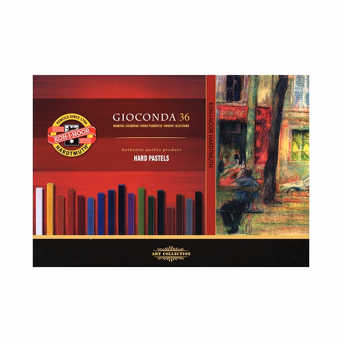 Zsírkréta KOH-I-NOOR GioConda szögletes 36 színű Zsírkréta KOH-I-NOOR GioConda szögletes 36 színű
