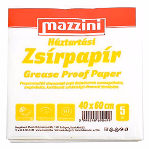 Zsírpapír MAZZINI 40x60cm 5 íves