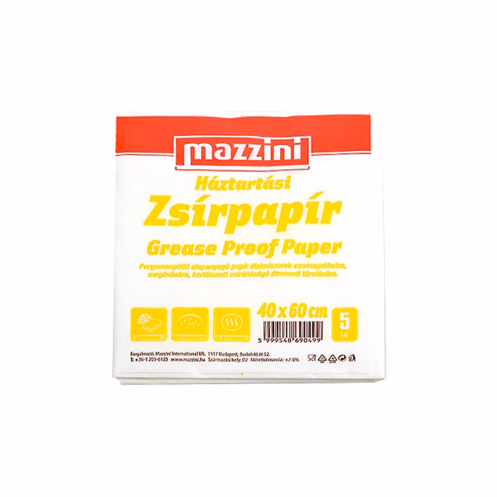 Zsírpapír MAZZINI 40x60cm 5 íves