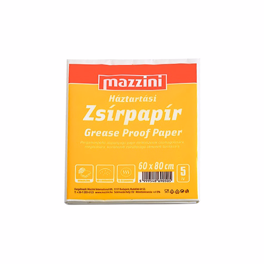 Zsírpapír MAZZINI 60x80cm 5 íves