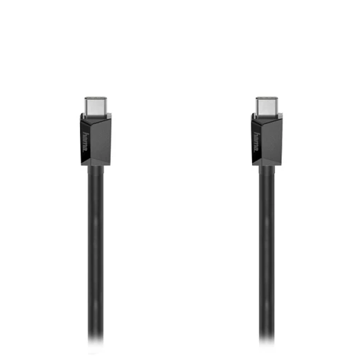 Adatkábel HAMA USB-C 0,75m fekete