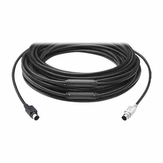 Adatkábel LOGITECH Extender Cable for Group 15m Mini-DIN-6 fekete