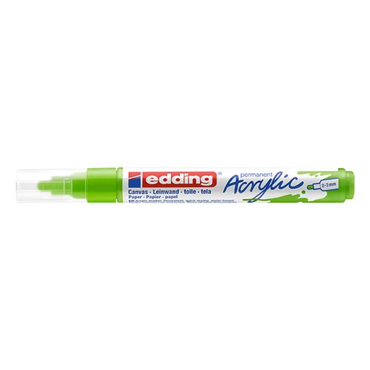 Akril marker EDDING 5100 M 2-3 mm levélzöld