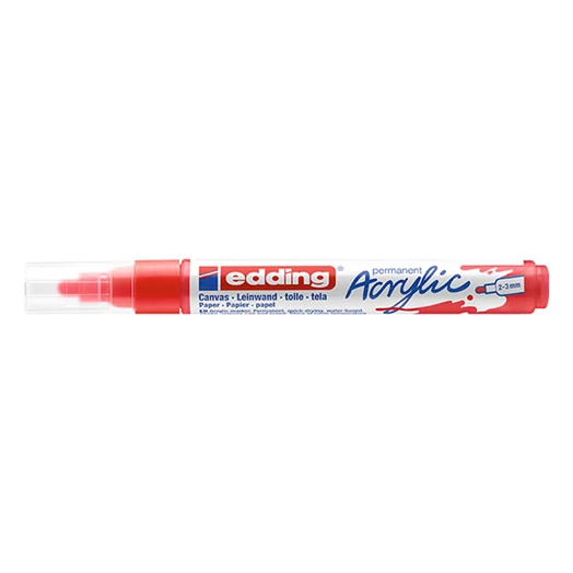 Akril marker EDDING 5100 M 2-3 mm piros