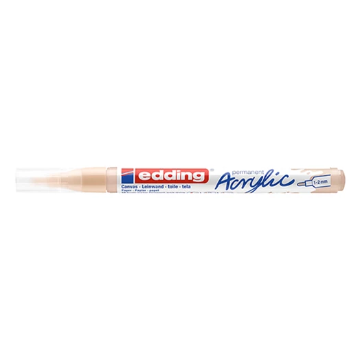 Akril marker EDDING 5300 F 1-2 mm bézs