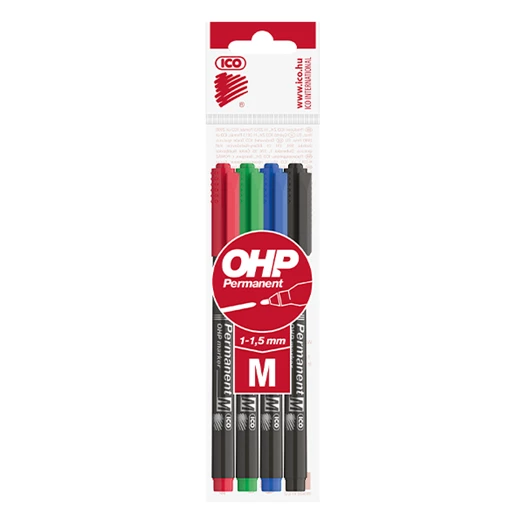 Alkoholos marker ICO OHP M 4 darabos