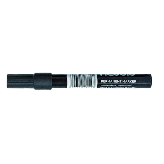 Alkoholos marker NEBULO 233-S kerek fekete