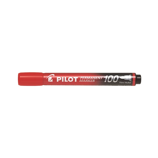 Alkoholos marker PILOT 100 kerek piros