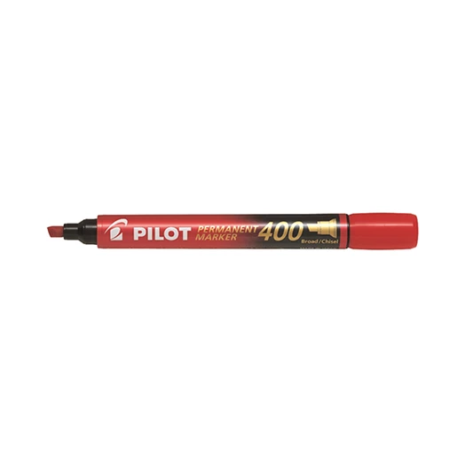 Alkoholos marker PILOT 400 vágott piros